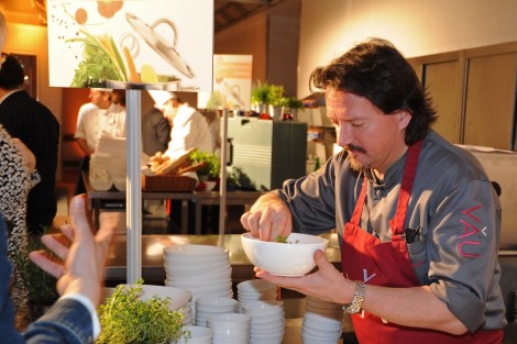 Unsere Köche präsentieren sich beim Eventcatering