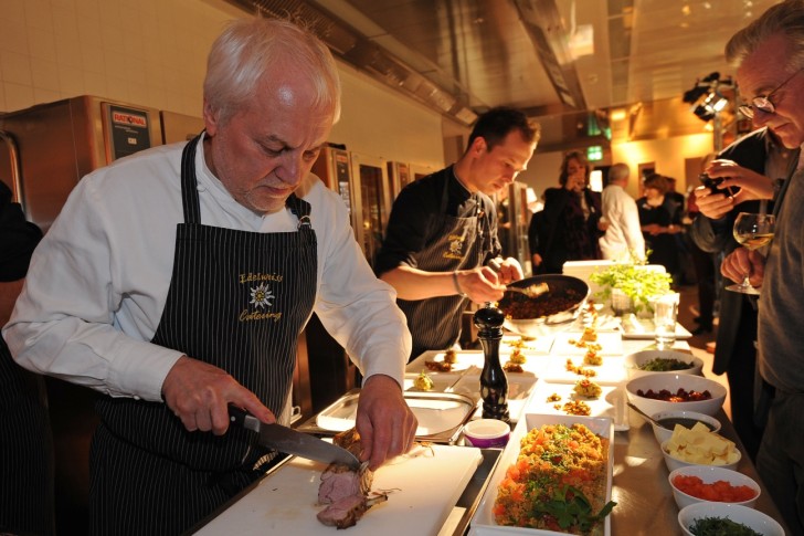 Inside the Event explaining catering