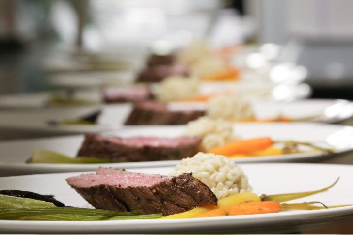 Gala Evening and high class Menu with Roastbeef & Risotto